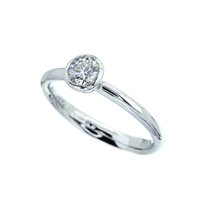 Ringe Bertani & Co. Dame Classic in Weißgold 0.31 Ct GAN1RENT - GAN1RENT